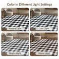 thumbnail image 7 of ODIKA 3'x5' Washable Accent Rug Under Checkered Farmhouse Vintage Tartan Border Doormat Plaid Flowing Dynamic for Bedside, Nursery Room, Pet Friendly & Non-Shedding, 7 of 7