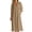 Khaki, variant on IUYRTFE Women's 3/4 Sleeve V Neck Midi Dress with Pockets Loose Fit Casual Summer Tunic Dress