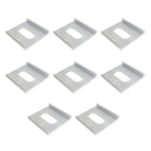 (8 Pack) Reitnouer J-Plate Aluminum Extruded Tie-Down 6700 Lbs WLL