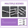 thumbnail image 2 of Shisuyan Fashion Tie Clip Assorted Color Fixed Adjustment 3Pcs 2.52x0.71x0.39in, 2 of 9