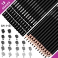 thumbnail image 3 of 24 Pcs Sketch Pencils for Drawing,Graphite Pencils(14B - 5H),Drawing Pencils,Art Pencils,Graphite Pencils for Drawing,Drafting Pencils,Art Pencils with 19 Grades - Ideal for Beginners & Artists, 3 of 7