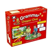Super Duper Publications Grammar Chipper Chat Board Game with Magnetic Chips CC47