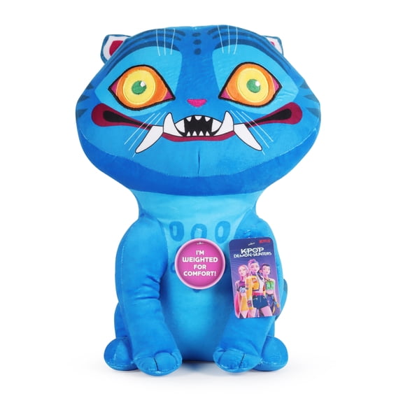 KPOP Demon Hunters Derpy Kids Decorative Weighted Pillow Buddy, 100% Polyester Veloboa, Netflix