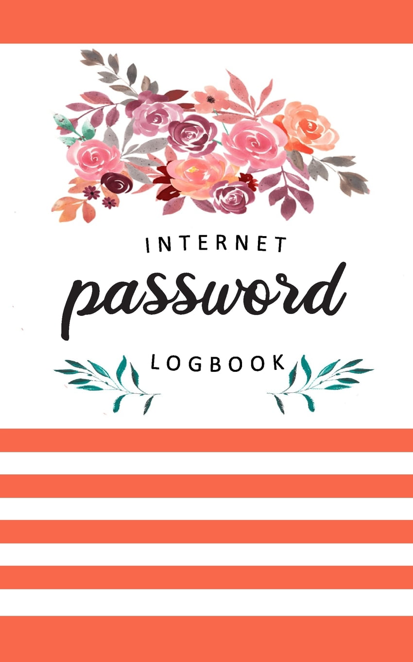 Personal Password Username Journal Logbook Lock Book Website Address Organizer 