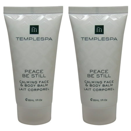 Temple Spa Peace Be Still Calming Face Body Balm Lotion 2 each 1oz