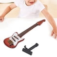 thumbnail image 1 of Miniature Guitar Toy, Safe Wood Educational Delicate Craftsmanship Miniature Musical Guitar Comfortable Touch Exquisite Shape  for Home Decoration for Children, 1 of 7
