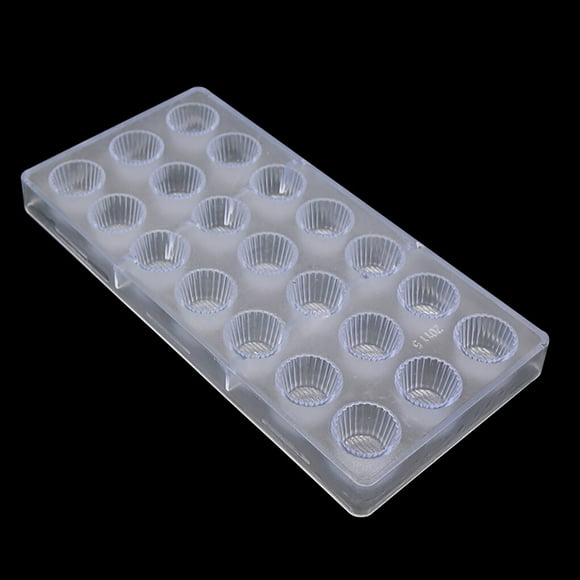 jesticaly DIY Candy Mould Chocolate Mold Clear Plastic Dessert Decorating Mould for Baking Cupcake Cookie Candies No.13
