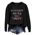 thumbnail image 5 of Christmas Sweatshirt Animal Lover Crewneck Pullover Sweater Whimsical Appreciation Cozy Soft Casual Wear For Ugly Christmas Sweater, 5 of 5