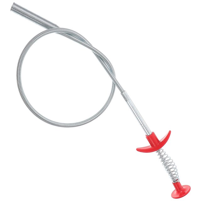 Herramientas para mangueras, herramienta para eliminar obstrucciones de desagües de fregaderos, pinza para dragar tuberías, pinza flexible para desagües, pinza para desagües de acero inoxidable