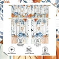 thumbnail image 4 of Fall Kitchen Curtains for Windows, Fall Decorations Wooden Pumpkin Valances, Autumn Curtains and Valances Set Leaves Decor for Cafe Living Room Tier Set Thanksgiving, 4 of 6