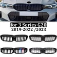 thumbnail image 4 of Gloss Black Kidney Grille Grill Fit for BMW G20/G28 2019-2022 3 Series Double Slat, 4 of 4