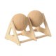 thumbnail image 2 of Pelota rascadora para gatos, poste rascador para gatos, protector de muebles, juguete de ejercicio interactivo con soporte estable para moler y jugar, 2 of 9