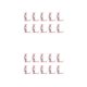 thumbnail image 1 of Injueey 10 piezas de parches de alfabeto con apliques térmicos de flores para ropa Type10 NO10, 1 of 6