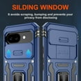 thumbnail image 6 of MYKOMI for Google Pixel 9A Case with [2 Pack] HD Screen Protector + Slide Camera Cover, 360° Rotation Ring Kickstand [Military Grade] Shockproof Protective Phone Cover for Pixel 9A, 6 of 8