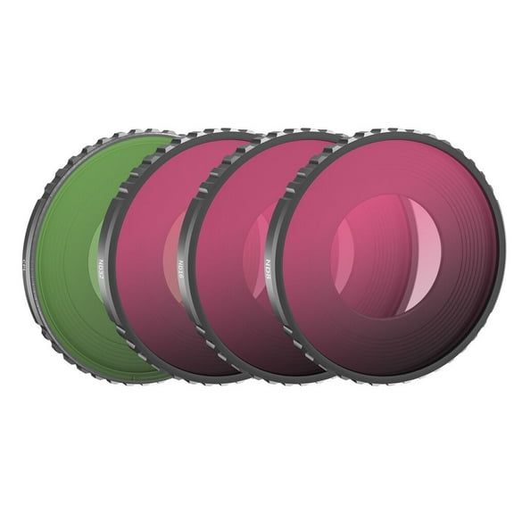 Filter Set for DJI Action 5 Pro/Action 4 ND8 ND16 ND32 CPL Lens Filters with Optical Glass & Aluminum Frame Waterproof,Scratch-Resistant, Anti-Glare, 4-Pack with Storage Case