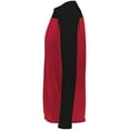thumbnail image 3 of Holloway 223502.406.M Momentum Team Long Sleeve T-Shirt, Scarlet & Black - Medium, 3 of 5
