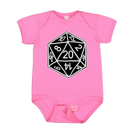 

Inktastic 20 Sided Black Dice Gift Baby Boy or Baby Girl Bodysuit