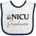 thumbnail image 3 of Inktastic Newborn Nicu Graduate Boy Boys Baby Bib, 3 of 4