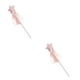 thumbnail image 4 of Vogacara Cat Teaser exquisitos accesorios de fiesta brillo estrella de cinco puntas disfraz de Navidad chica varita Cosplay Prop favores Angel Stick Rosado 2piezas Vogacara CBP377393, 4 of 6