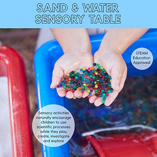 ECR4Kids ELR 0799 Assorted Colors Sand and Water Adjustable Activity