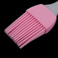 thumbnail image 2 of Uxcell Kitchen Silicone Head Heat Resistant Baking Basting Cooking Pastry Brush Pink, 2 of 3