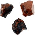 thumbnail image 1 of Pierres de Guérison en Cristal Brut Spécimen d'Obsidienne Rouge pour Décoration de Jardin (2000G), 1 of 5