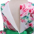 thumbnail image 7 of Odeerbi Tutu Formal Dress For Toddler Girls Birthday Dresses Net Yarn Flowers Print Dress Bow Ruffles Party Gown Long Dresses Green, 7 of 7