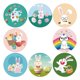 thumbnail image 1 of Pegatinas Etiquetas de agradecimiento Pegatinas decorativas para Pascua Pegatinas Rollos para manualidades Sellado Manualidades Costura, 1 of 8