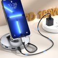 thumbnail image 1 of Estación De Acoplamiento Usb C Adaptador de concentrador multipuerto, soporte giratorio, estación de acoplamiento Dongle 4k/60Hz para Steam Deck, 1 of 8