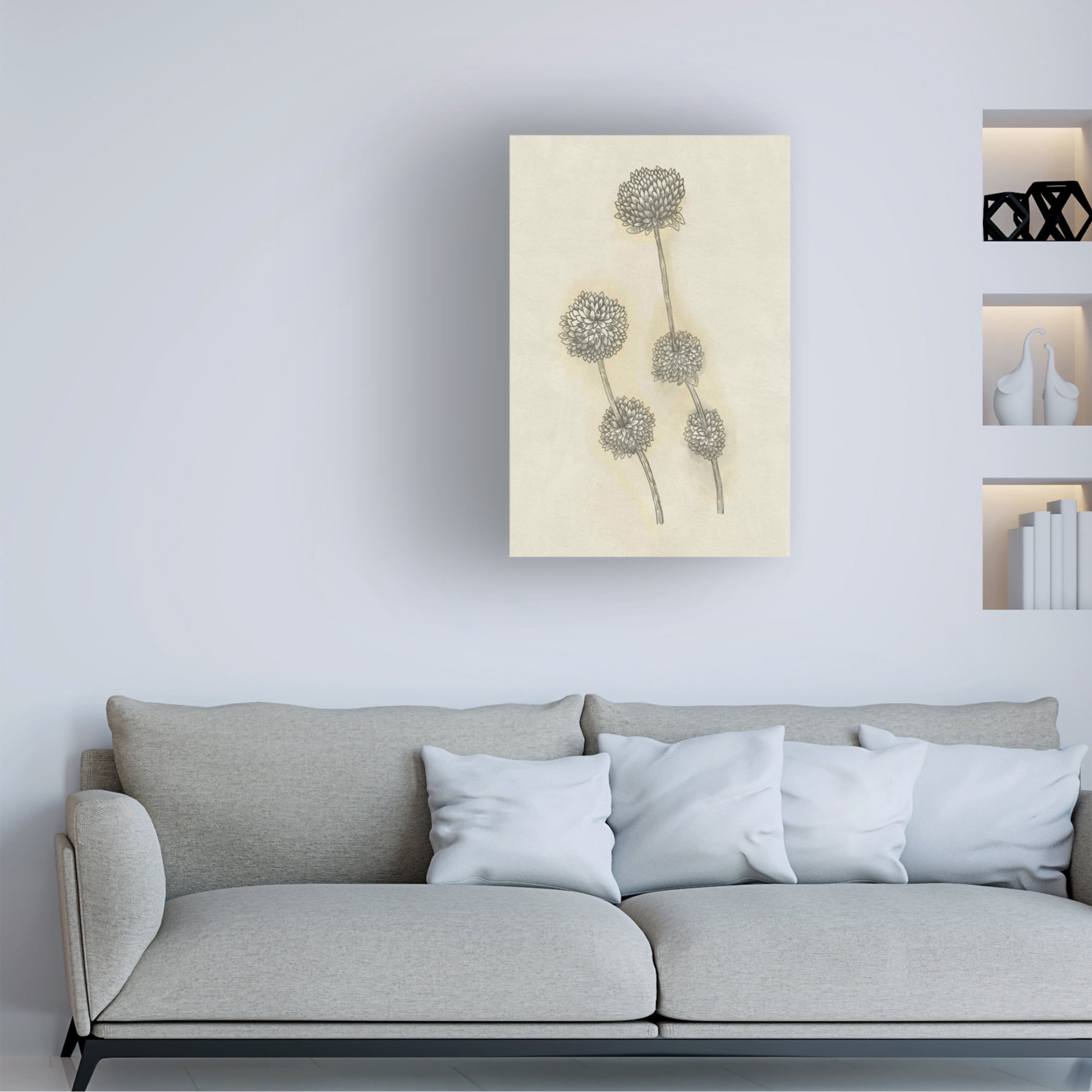 Trademark Fine Art Katie O'Shea  Seed Pods Study II Canvas Wall Art