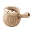 thumbnail image 3 of Tetera de cerámica tradicional, calentador de leche duradero con filtro de té, tetera para senderismo, restaurante, familia, regalo para amantes del, 3 of 8