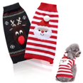 thumbnail image 1 of Suéteres navideños para perros compatibles con perros pequeños - Suéter navideño para perros pequeños - Suéter navideño simple para perros pequeños - Lindo regalo navideño compatible, 1 of 5