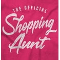 thumbnail image 2 of Shopaholic Aunt Cute Cool Fun Auntie Women's Plus Size Graphic Tee Brisco Brands 2X, 2 of 5