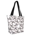 thumbnail image 3 of Kdxio Bird Women Reusable Grocery Bags Foldable Ripstop,Reusable Shopping Bags for Shopping,Gym,Gift, 3 of 8