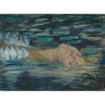 thumbnail image 2 of Alice Pike Barney 24x19 Black Ornate Framed Double Matted Museum Art Print Titled: Ophelia (ca. 1909), 2 of 5