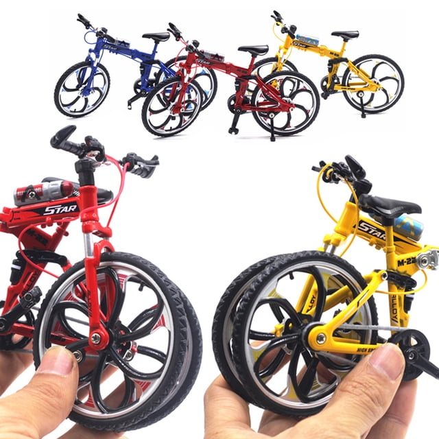 Gwong Juguete 1/10 Aleación de simulación a escala Mini MTB Racing Bike Modelo Decoración de juguetes para niños Regalo Gwong 30002540