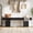 Black, variant on Tribesigns 59" Entryway Bench, Long Black Shoe Bench for Entry Way, Living Room, Bedroom