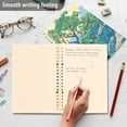 thumbnail image 4 of FORMRS 1-Subject Spiral Notebook 8" x 5" College Ruled 60 Refillable Sheet A5 Hard Cover, Beige Tree, 4 of 7