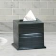 thumbnail image 2 of nu steel Bogart Metal Facial Tissue Box Cover, Boutique Container for Bathroom Vanity Countertops, Oil Rubbed Bronze, 2 of 6