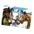 thumbnail image 5 of Horse Latch Hook Rug DIY Crafts Making Handmade Crocheting Needlework Mat Embroidered Material Home Decoration for Adults, Kids, 5 of 8