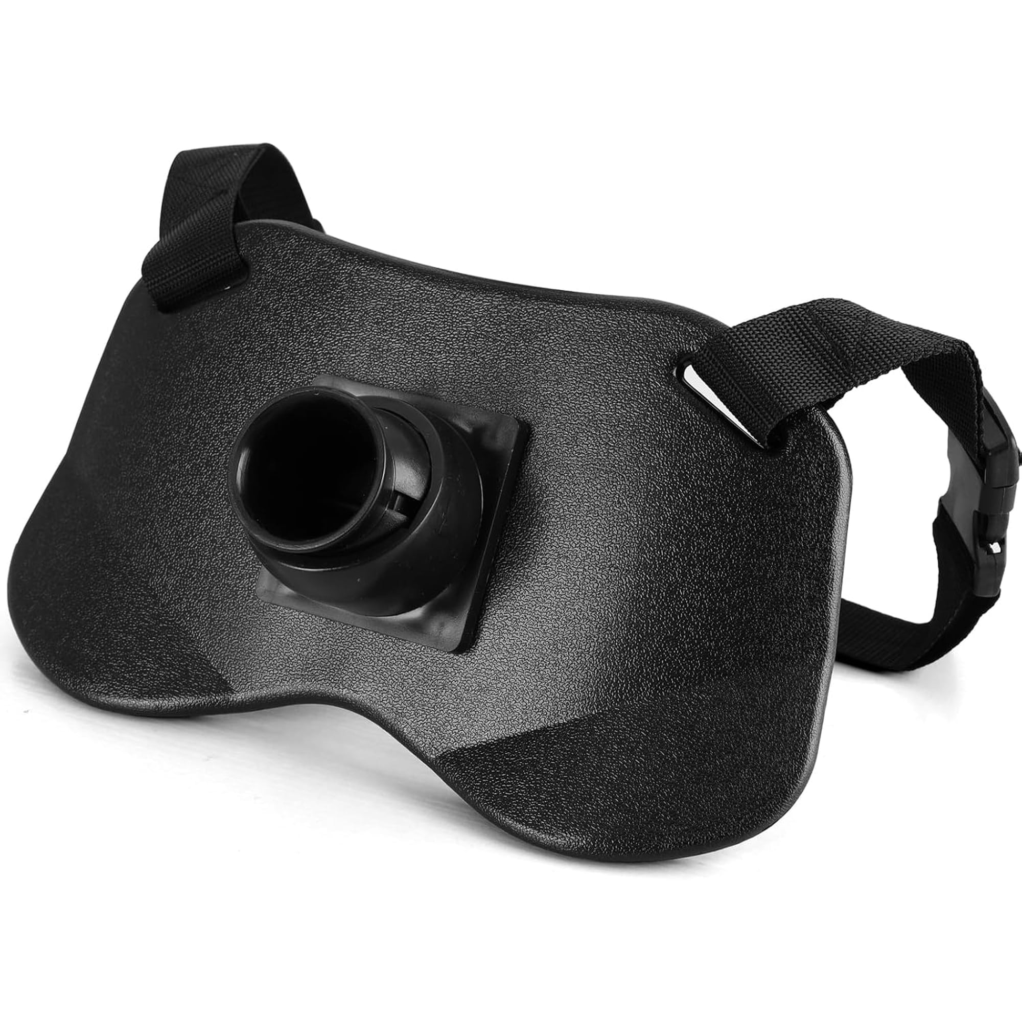 RVKXHD 360 Degree Adjustable Fishing Fighting Belt Padded Offshore Tackle Waist Support with Rod Holder Boat Fishing Harness for Sea Anglers Deep Water Fishing Offshore Trolling - Black