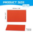 thumbnail image 2 of 20 Pack Cartes PVC Vierges, Jet d'Encre Plastique Carte d'Identité Imprimable Cartes de Visite, Impression Double Face Imperméable Rouge Givré, 2 of 7