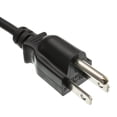 thumbnail image 2 of C&E Computer/Monitor Power Cord, Black, NEMA 5-15P to C13, 10 Amp, 1 Feet, 10 Pack, 2 of 2