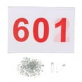 thumbnail image 4 of funtasica 100 Pieces Running Bibs Numbered Race Bibs 100 Numbers Athlete Race Numbers 601 to 700, 4 of 8