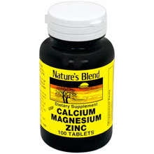 Nature's Blend Calcium Magnesium Zinc 100 Tabs