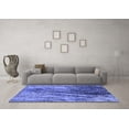 thumbnail image 3 of Ahgly Company Indoor Rectangle Oriental Blue Industrial Area Rugs, 2' x 3', 3 of 4