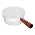 thumbnail image 2 of Juego de 2 Cacerolas con Mango de Madera para Leche, Café, Leche, Calentador, Utensilios de Cocina Pequeños perfecl mini cacerola, 2 of 7