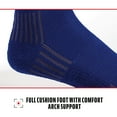 thumbnail image 4 of Franklin Sports Athletic Socks Mid-Calf Durable Solid Ribbed Socks (Little Girls or Little Boys or Big Girls or Big Boys) 1 Pack, 4 of 7