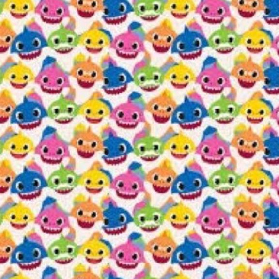 Handmade Sheets or Pillow Cover Baby Shark Packed