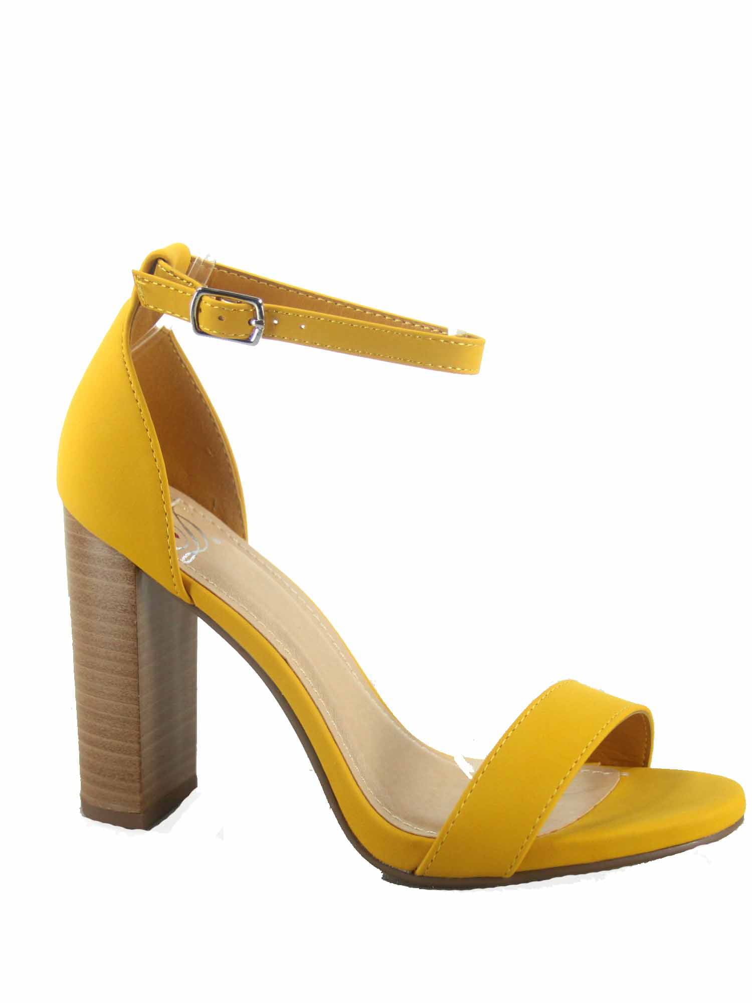 Buy Yellow Heeled Sandals for Women by ELLE Online | Ajio.com
